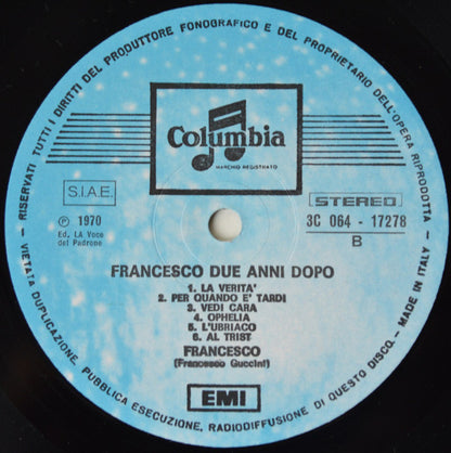 Francesco Guccini - Due Anni Dopo