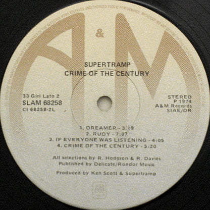 Supertramp - Crime Of The Century