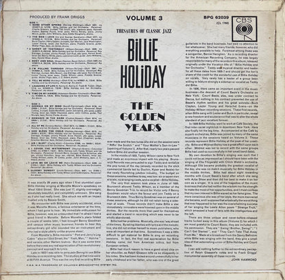 Billie Holiday - The Golden Years Volume Three