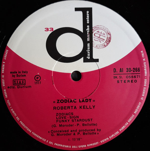 Roberta Kelly - Zodiac Lady