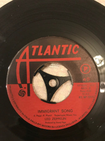 Led Zeppelin - Bron-Y-Aur Stomp / Immigrant Song (7")