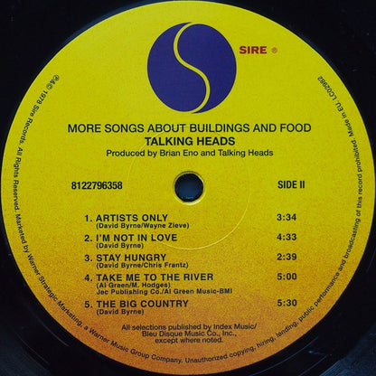 Talking Heads - More Songs About Buildings And Food