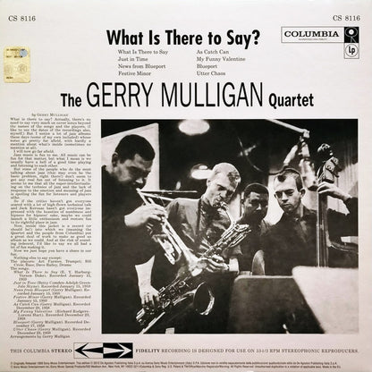 Gerry Mulligan Quartet - What Is There To Say?