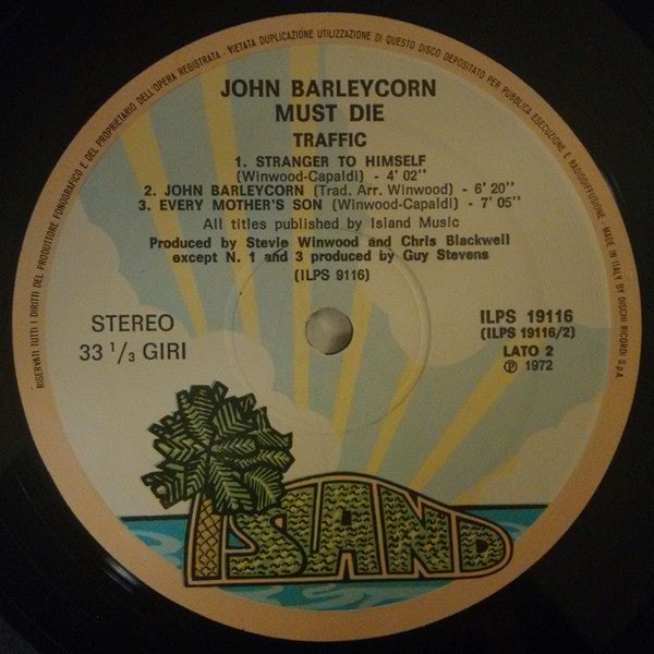 Traffic - John Barleycorn Must Die
