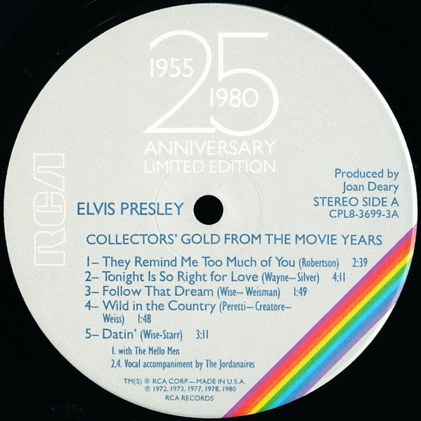Elvis Presley - Elvis Aron Presley (1955-1980 - 25 Anniversary) (box)
