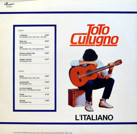 Toto Cutugno - L'Italiano
