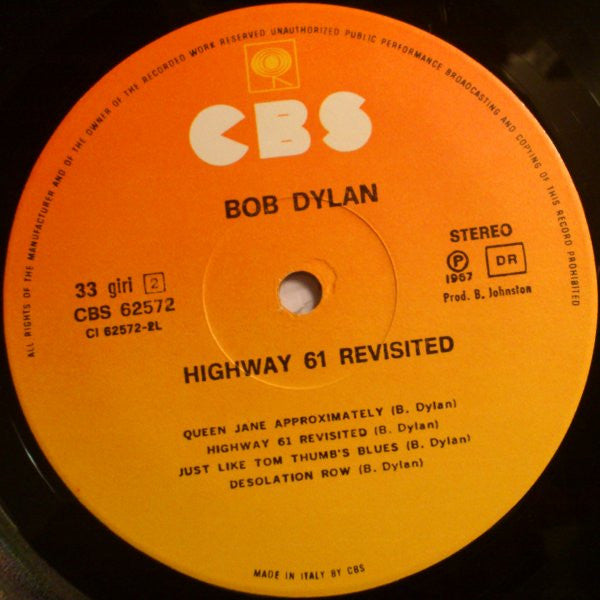 Bob Dylan - Highway 61 Revisited