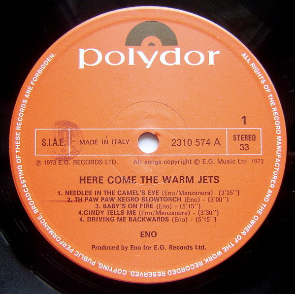 Brian Eno - Here Come The Warm Jets