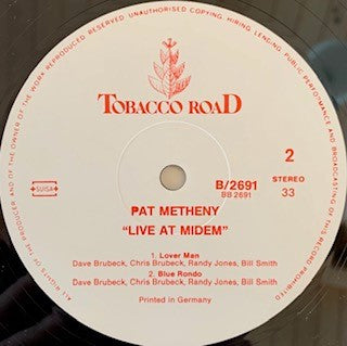 Pat Metheny - Live At Midem