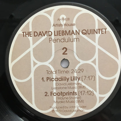 The David Liebman Quintet - Pendulum