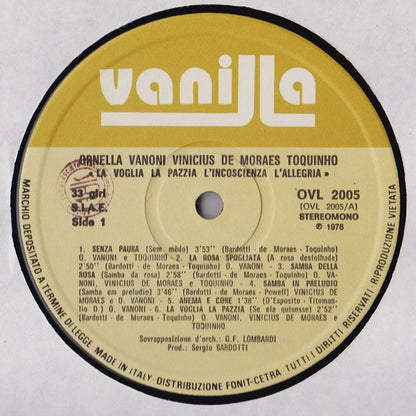 Ornella Vanoni - La Voglia La Pazzia L'Incoscienza L'Allegria