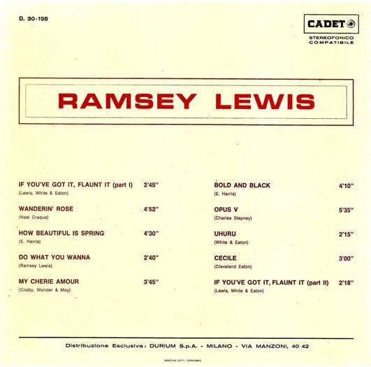 The Ramsey Lewis Trio - Another Voyage