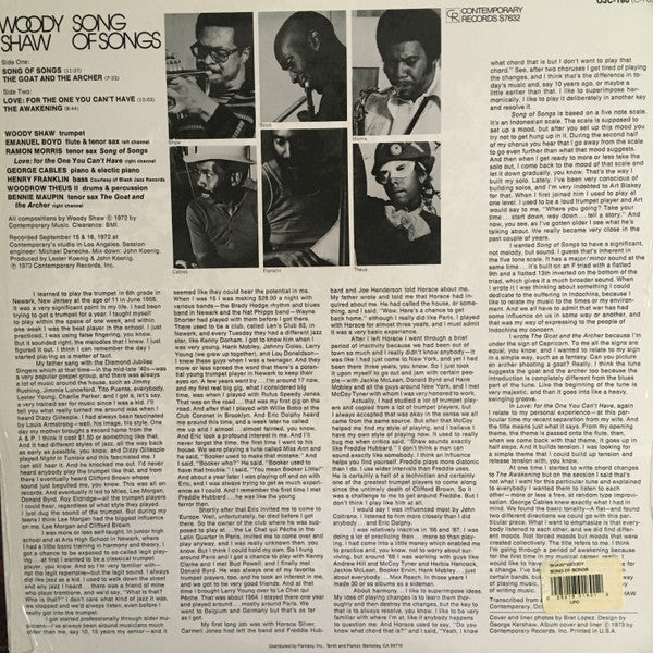 Woody Shaw - Song Of Songs