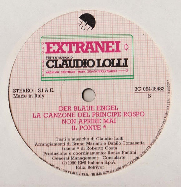 Claudio Lolli - Extranei