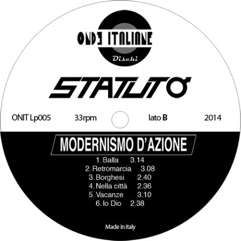 Statuto - Modernismo D'Azione