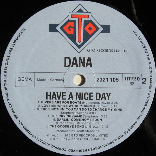 Dana - Have A Nice Day