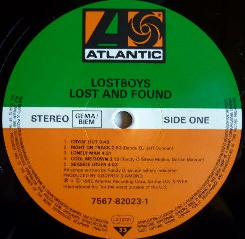 Lostboys - Lost And Found