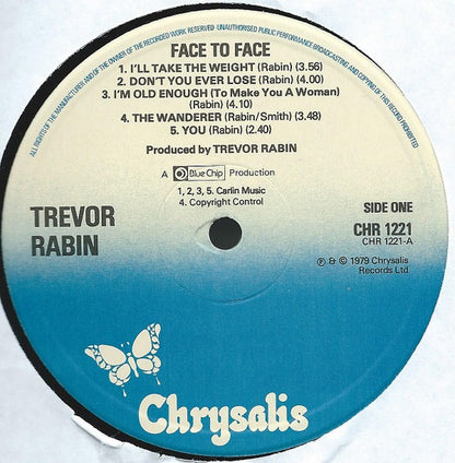 Trevor Rabin - Face To Face