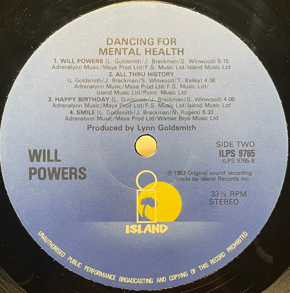 Will Powers - Dancing For Mental Health