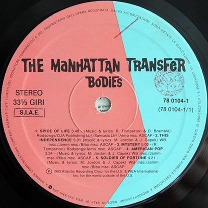The Manhattan Transfer - Bodies And Souls