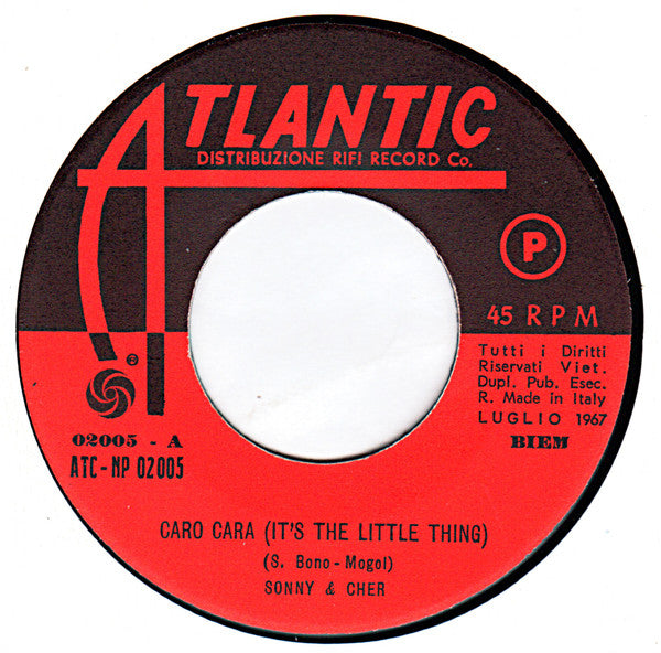 Sonny & Cher - Caro Cara (7")