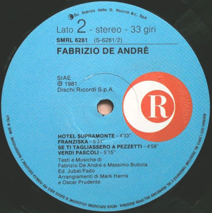 Fabrizio De André - Fabrizio De Andre'