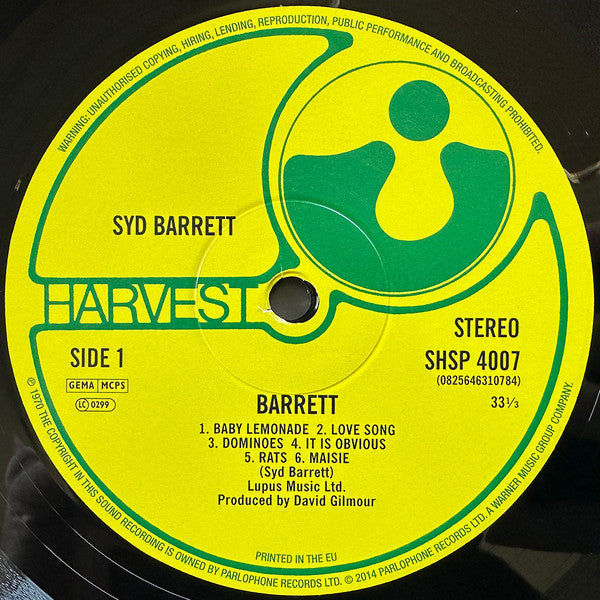 Syd Barrett - Barrett (nuovo)