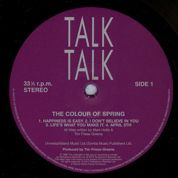 Talk Talk - The Colour Of Spring (nuovo)