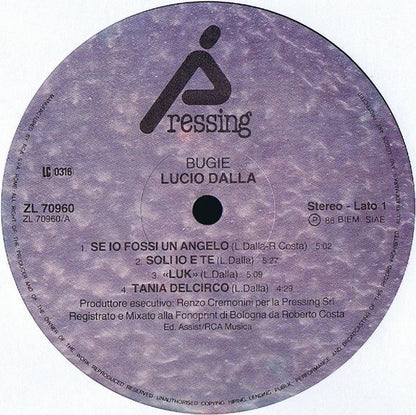 Lucio Dalla - Bugie