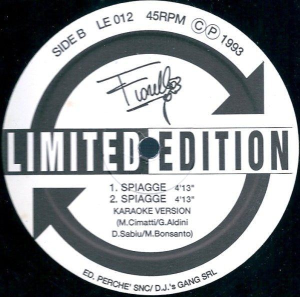 Fiorello - Si O No (Please Don't Go) / Spiagge