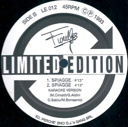 Fiorello - Si O No (Please Don't Go) / Spiagge