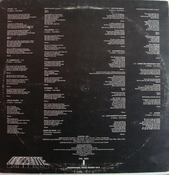 Amazing Blondel - Evensong