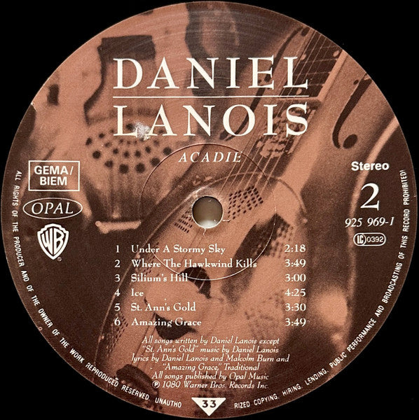Daniel Lanois - Acadie