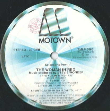 Stevie Wonder - The Woman In Red (Original Motion Picture Soundtrack)
