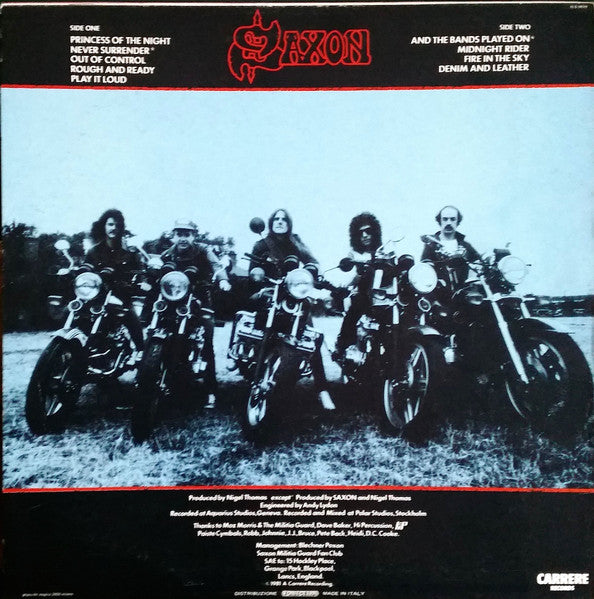 Saxon - Denim And Leather