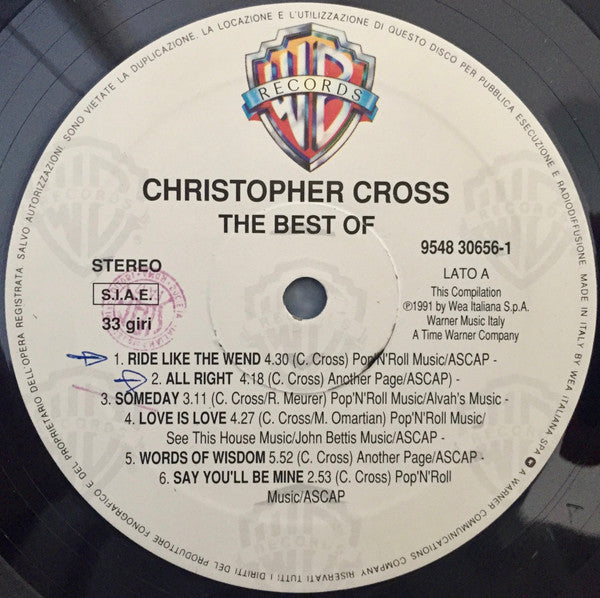 Christopher Cross - The Best Of Christopher Cross