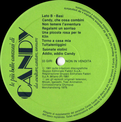 Le Più Belle Canzoni Di Candy (Da Ascoltare, Cantare, Suonare)