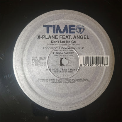 X-Plane Feat. Angel ‎– Don't Let Me Go