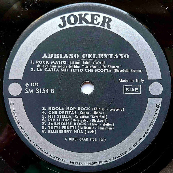 Adriano Celentano - 18 Successi Di Celentano