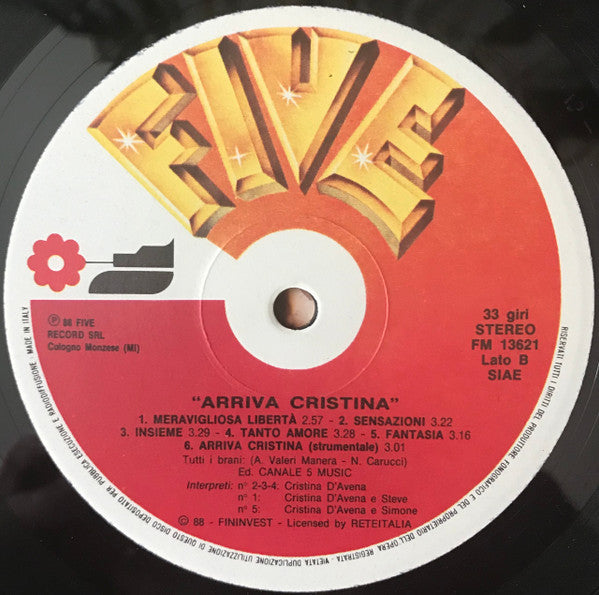 Cristina D'Avena - Arriva Cristina