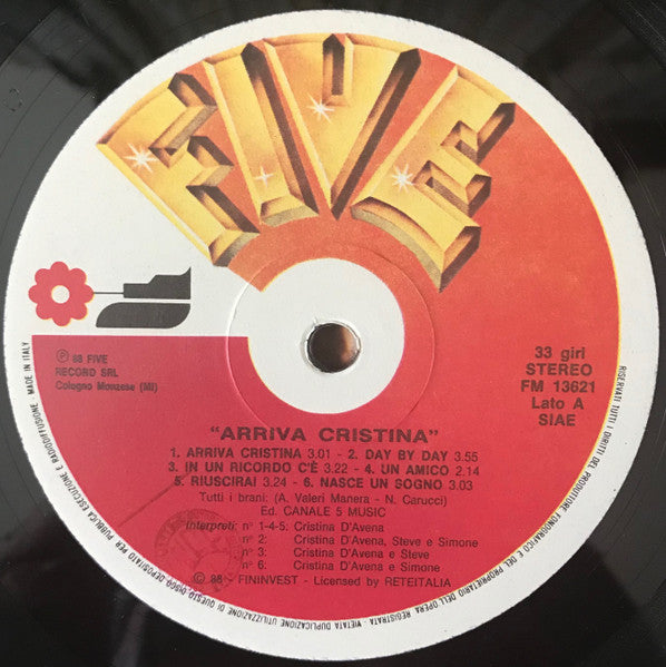 Cristina D'Avena - Arriva Cristina