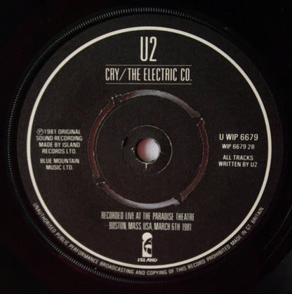 U2 - Fire (7")