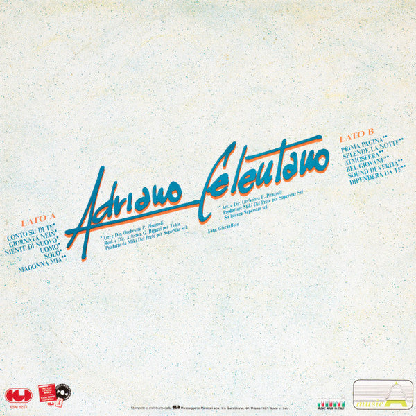 Adriano Celentano - Conto Su Di Te