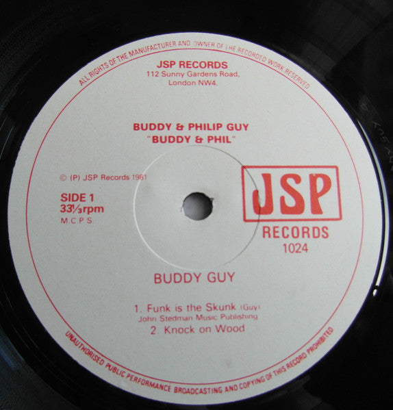 Buddy Guy And Philip Guy ‎– Buddy & Phil