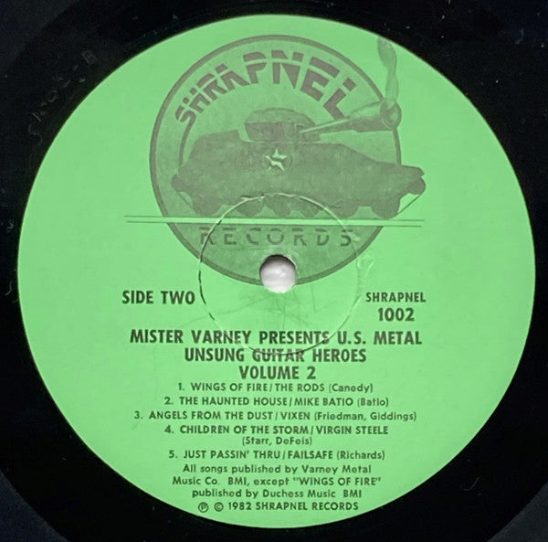 Various - (Mister Varney Presents) U.S. Metal (Unsung Guitar Heroes) Vol. II