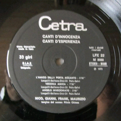 Nico Di Palo - Canti D'Innocenza Canti D'Esperienza