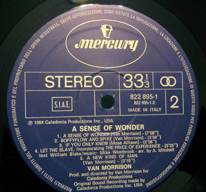 Van Morrison - A Sense Of Wonder