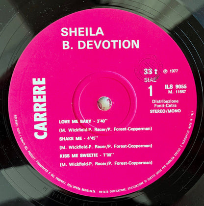 Sheila & B. Devotion - Love Me Baby Including Singin' In The Rain