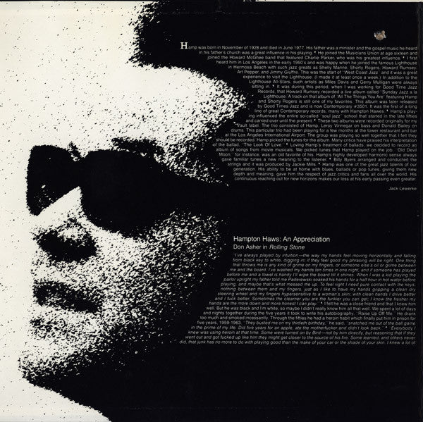 Hampton Hawes - The Two Sides Of Hampton Hawes