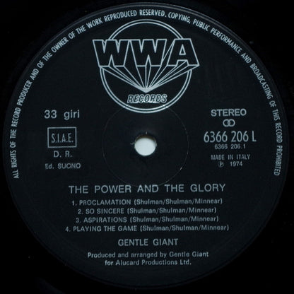 Gentle Giant - The Power And The Glory